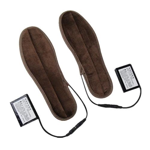 Lithium Battery Powered & Rechargeable Heated Insoles Keep Feet Warm Pad, Keep Warm 8-9 hours, Size: 35-36 yard
