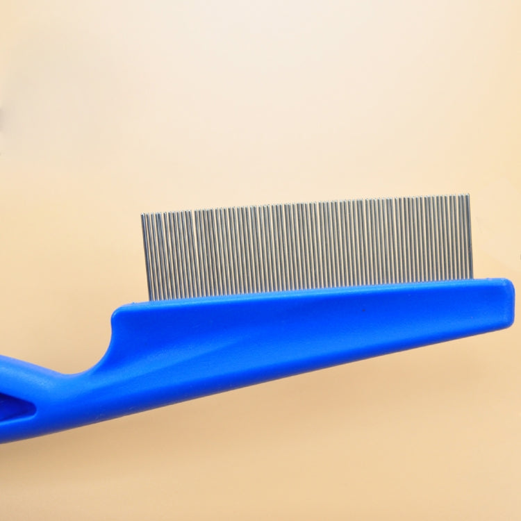 5 PCS Pet Cats Dogs Supplies Combs Fine Toothed Stainless Steel Needle Fleas Removal Combs, Length: 14cm