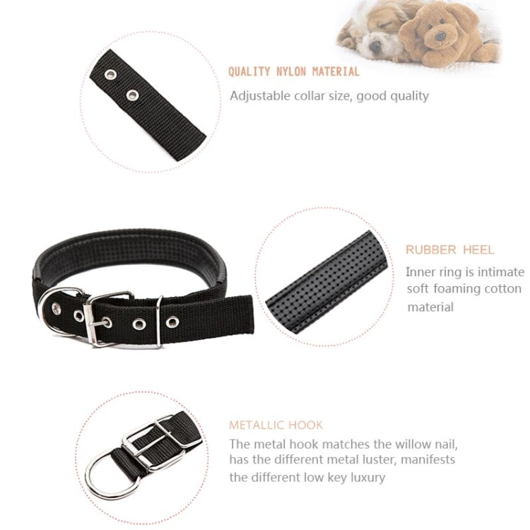 Foam Cotton  Polyester Pet Collars Pet Neck Strap Dog Neckband Cats Dogs Collars, 3.5cm x 57cm