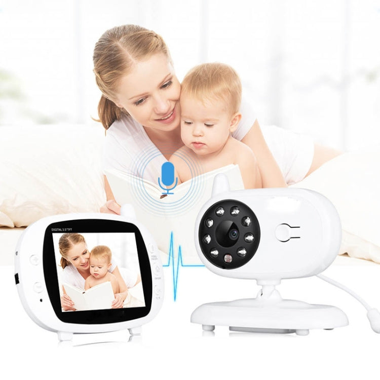 BM-850 3.5 inch LCD 2.4GHz Wireless Surveillance Camera Baby Monitor with 8-IR LED Night Vision, Two Way Voice Talk