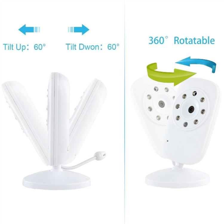 BM-SM24 2.4 inch LCD 2.4GHz Wireless Surveillance Camera Baby Monitor with 8-IR LED Night Vision, Two Way Voice Talk