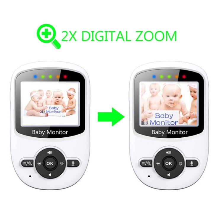 BM-SM24 2.4 inch LCD 2.4GHz Wireless Surveillance Camera Baby Monitor with 8-IR LED Night Vision, Two Way Voice Talk