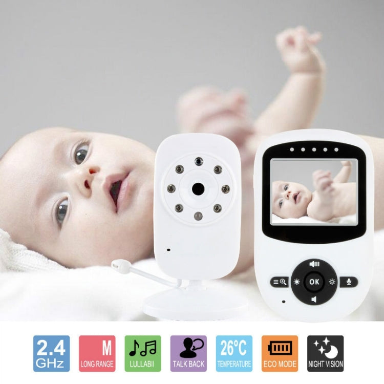 BM-SM24 2.4 inch LCD 2.4GHz Wireless Surveillance Camera Baby Monitor with 8-IR LED Night Vision, Two Way Voice Talk