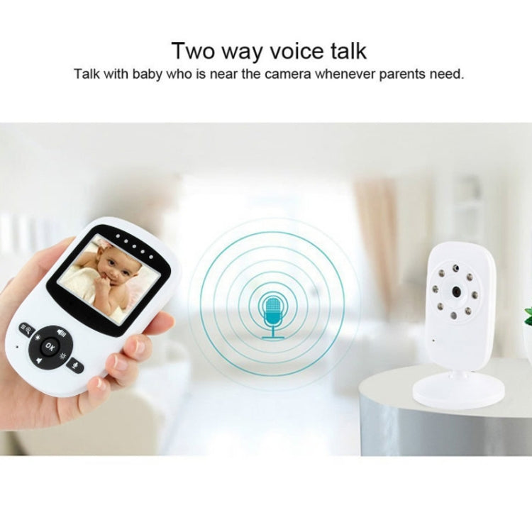 BM-SM24 2.4 inch LCD 2.4GHz Wireless Surveillance Camera Baby Monitor with 8-IR LED Night Vision, Two Way Voice Talk