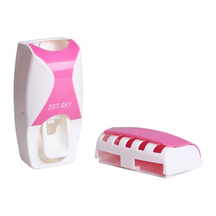 Automatic Toothpaste Dispenser Set with 5 Toothbrush Holder