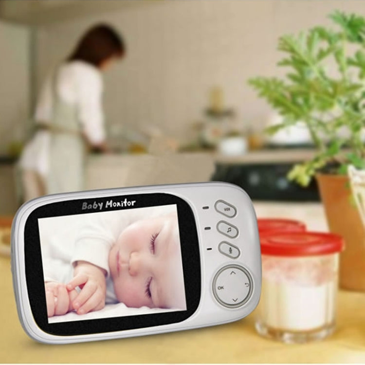 VB603 3.2 inch LCD 2.4GHz Wireless Surveillance Camera Baby Monitor, Support Two Way Talk Back, Night Vision