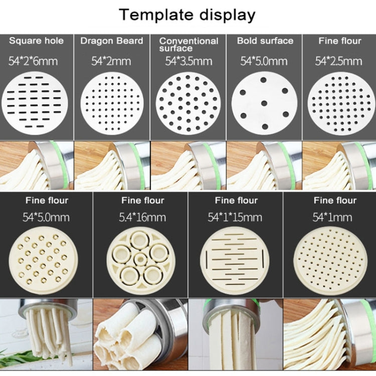 4 Molds Household Manually Small Stainless Steel Pressing Style Handhold Noodle Machine