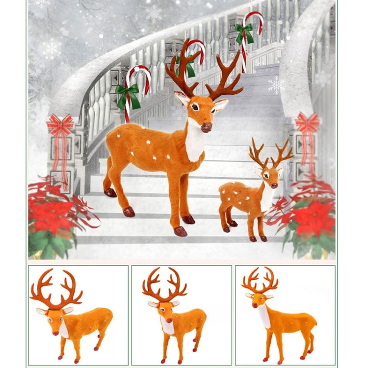 Christmas Simulation Deer Christmas Decoration, Size: 21*15.5*5.5cm