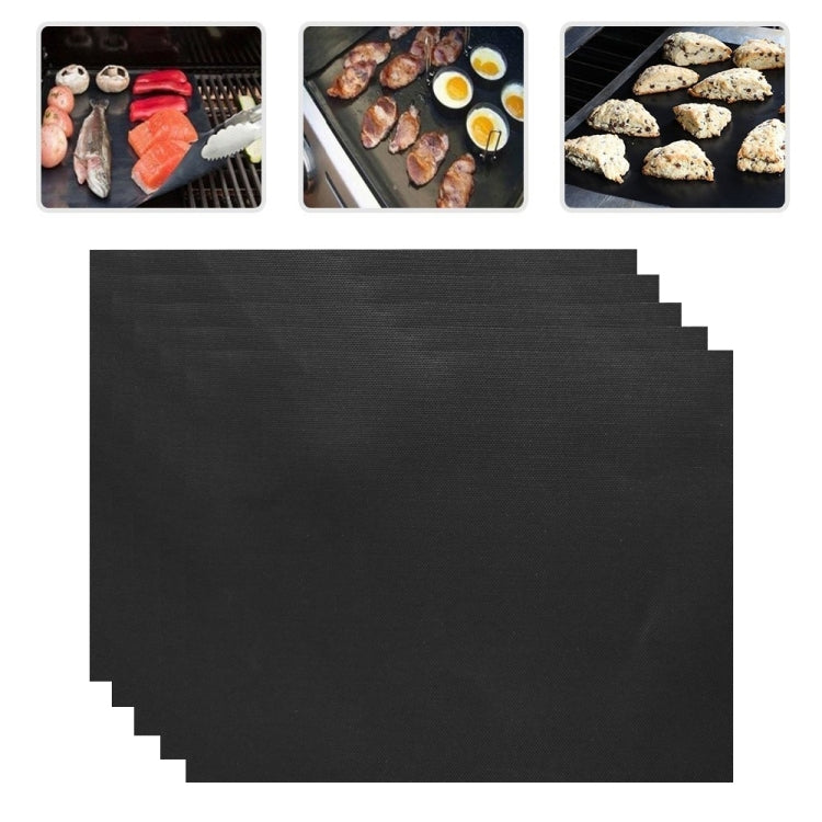 5 PCS 0.2mm Thick Barbecue Grill Mat Non-Stick BBQ Grill Mats, Size:40*33CM