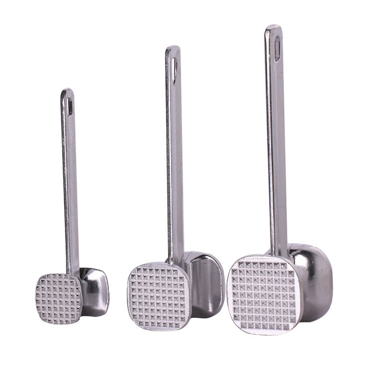 2 PCS Aluminum Alloy Loose Tenderizers Meat Hammer Steak Pork Kitchen Tools, Middle Size: 5.0 x 22.5cm