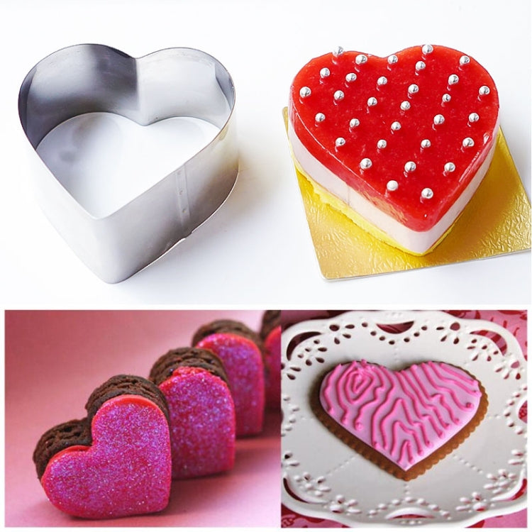 3 Sets Stainless Steel Poker Cookie Mold Playing Cards Cake Fondant Mold Spade Heart Biscuit Cutter