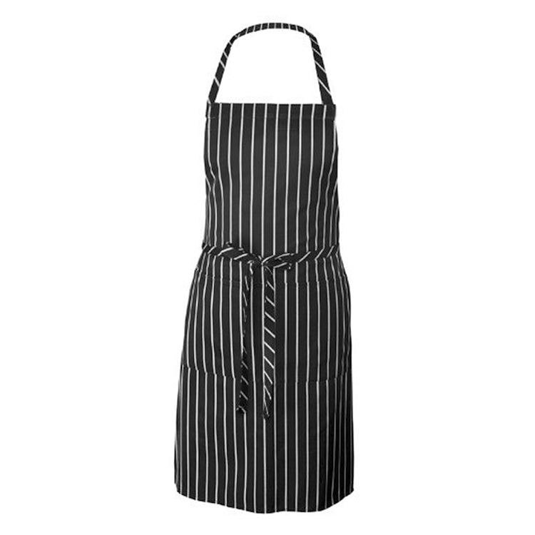 Black and White Stripes Unisex Chef Waiter Barista Aprons Work Aprons