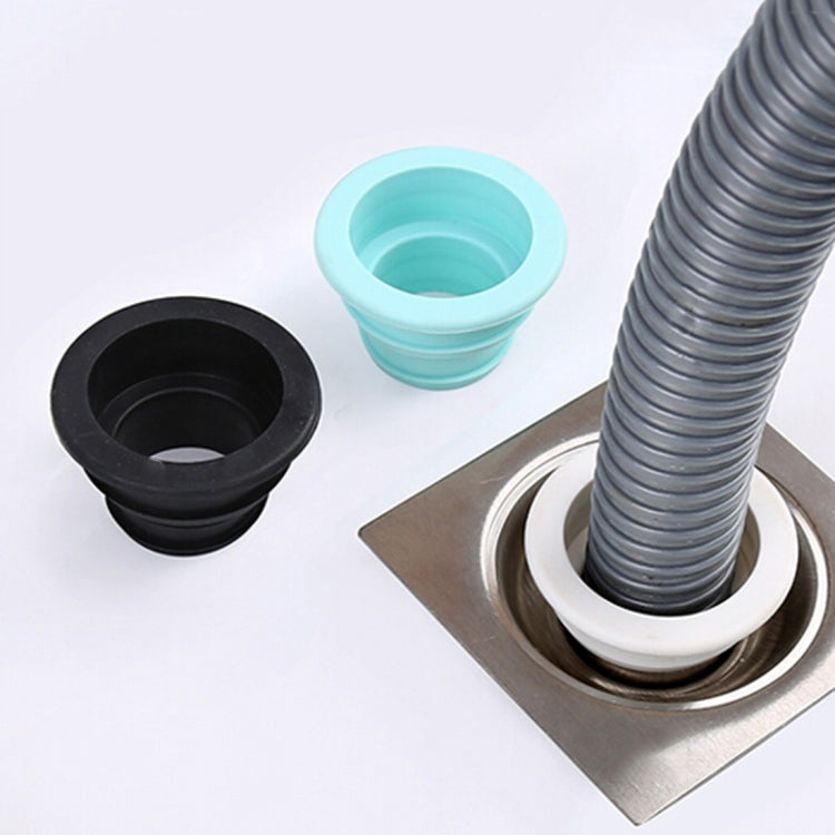 3 PCS Sewer Lengthen Odor-resistant Silicone Joint Kitchen Plumbing Sewer Drain Sealing Plug, Random Color Delivery
