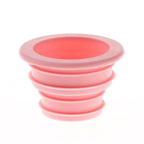 3 PCS Sewer Lengthen Odor-resistant Silicone Joint Kitchen Plumbing Sewer Drain Sealing Plug, Random Color Delivery