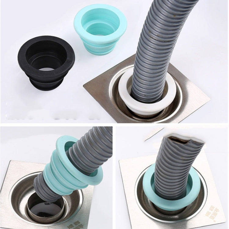 3 PCS Sewer Lengthen Odor-resistant Silicone Joint Kitchen Plumbing Sewer Drain Sealing Plug, Random Color Delivery