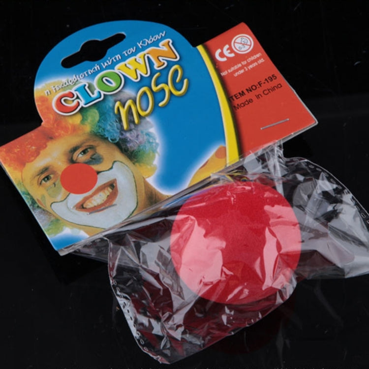 5 PCS Halloween Costume Party Props Sponge Red Clown Noses