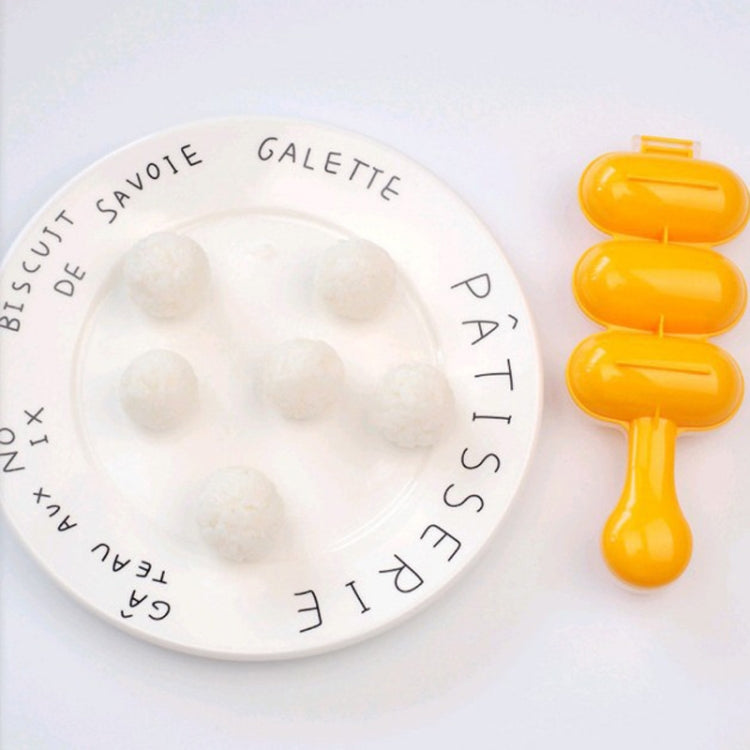 Cute Style Food-grade Sushi Rice Ball Shaker Mold with Spoon for Kids, Random Color Delivery