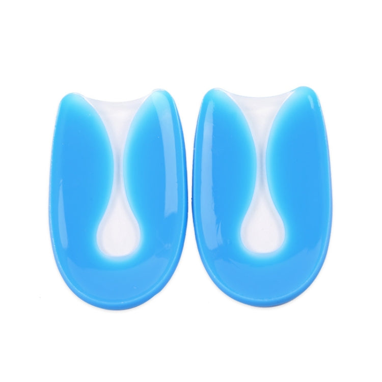 U-shaped Heel Pad Soft and Comfortable Shock Absorption Silicone Pad Insole, Size: M(35-39 Yards)