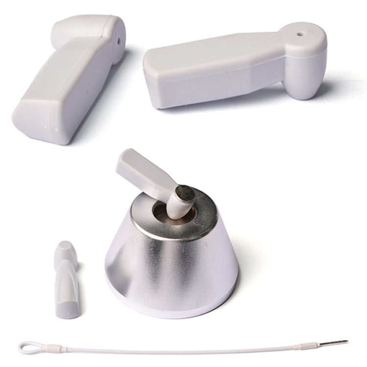 100pcs HTG-005 Small Hammer Anti-theft Magnetic Buckle EAS Anti-theft Sound and Magnetic Button Label for Supermarket Commodities, Random Color Delivery