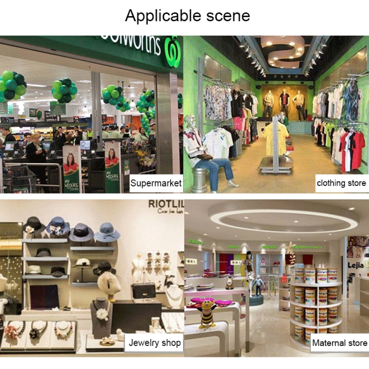 100pcs HTG-005 Small Hammer Anti-theft Magnetic Buckle EAS Anti-theft Sound and Magnetic Button Label for Supermarket Commodities, Random Color Delivery