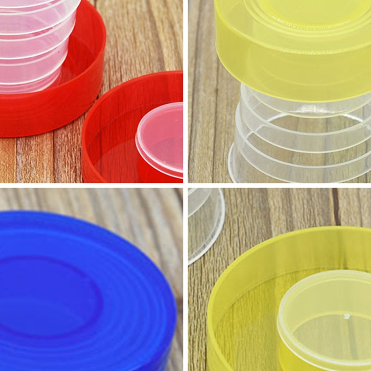 4 PCS 200ml Fashionable Outdoor Activity Using Plastic Portabel Folding Dringking Cup