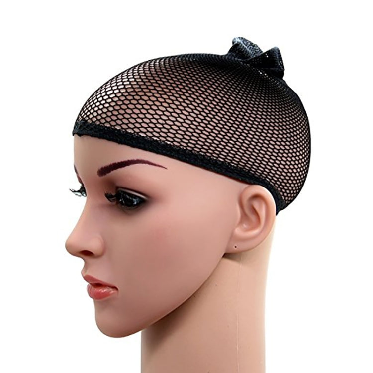 5 PCS High Elastic Silk Socks Fake Hair Net Wig Liner Caps Snood Mesh, A