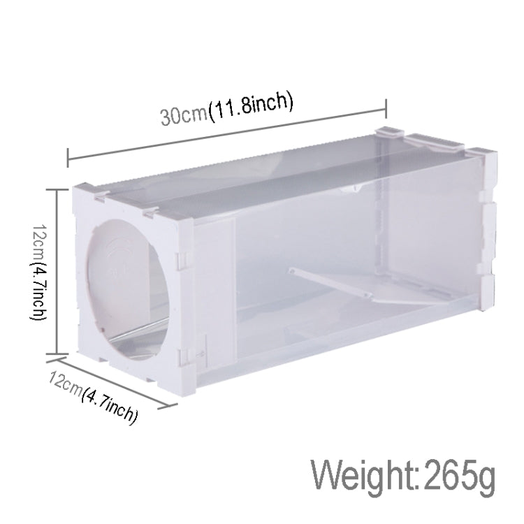 Door Humane Animal Live Cage, Rat, Mouse and More Small Rodents PP Material Transparent Cage Trap