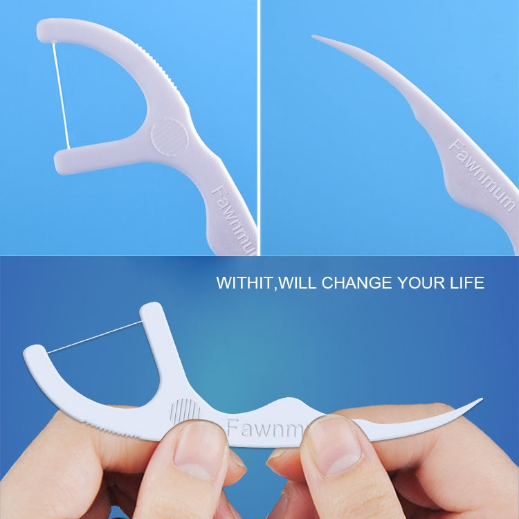 Fawnmum Ultra-fine Safety Dental Floss Super Tension Toothpick Thread