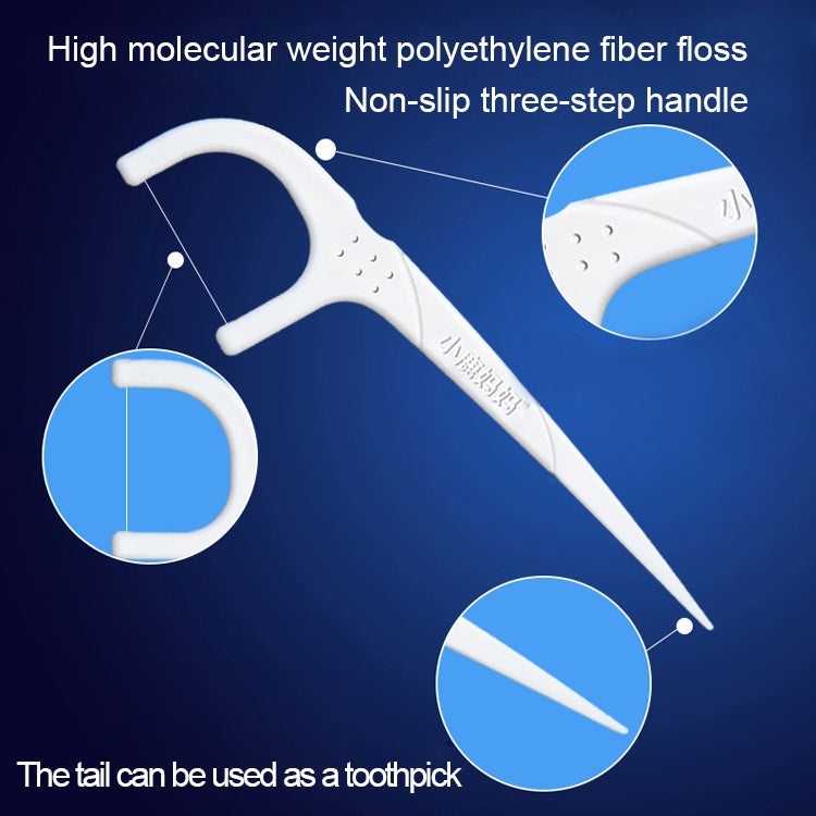 Fawnmum Ultra-fine Safety Flat Dental Floss Rod Arch Pick Toothpick Thread Portable Dental Floss Bag