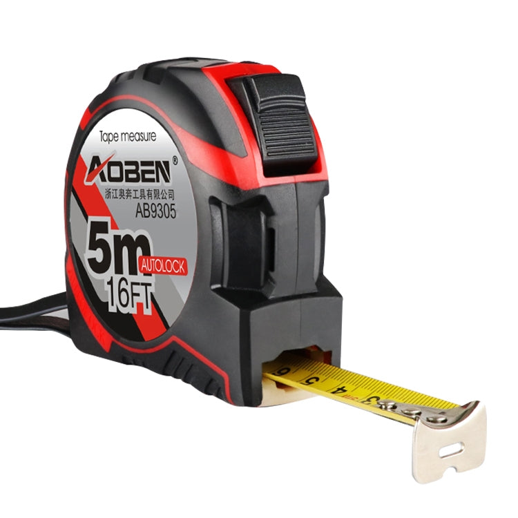 Aoben Retractable Ruler Measuring Tape Portable Pull Ruler Mini Tape Measure, Length: 5m Width: 19mm