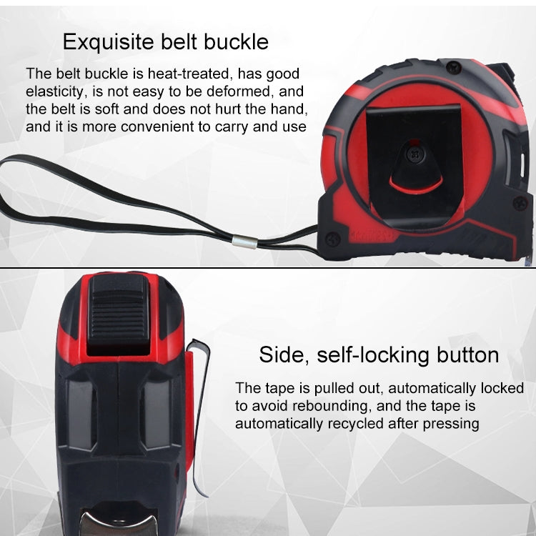 Aoben Retractable Ruler Measuring Tape Portable Pull Ruler Mini Tape Measure, Length: 5m Width: 19mm