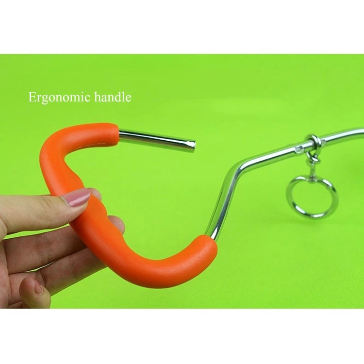 Dog Pile Fixation Spiral Nail with Handle For Medium Small Dog Long Training Outdoor, Size: 45cm*9mm