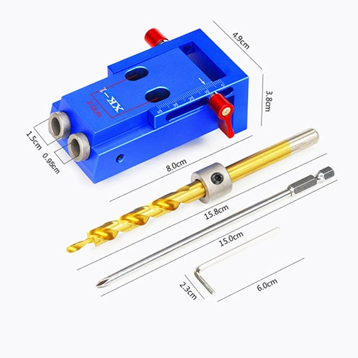 XK-1 A Aluminum Alloy Woodworking Oblique Hole Locator Woodworking Punch Tool
