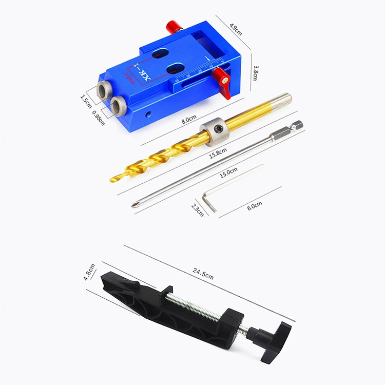 XK-1 C Aluminum Alloy Woodworking Oblique Hole Locator Woodworking Punch Tool