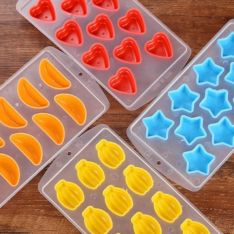 Banana Shaped Silicon Ice Cube Tray / Ice Mold Random Color