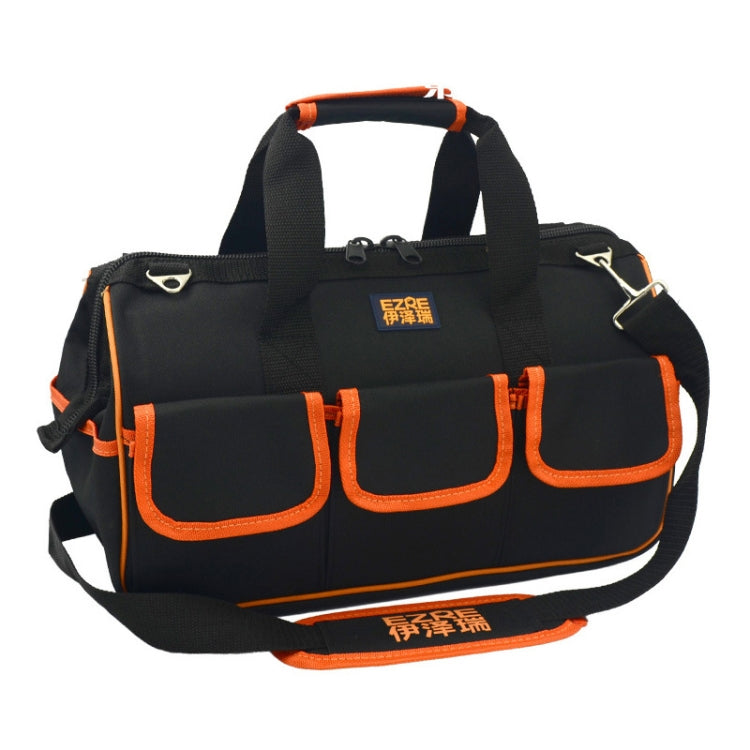 EZRE Multi-function Oxford Cloth Electrician Belt Pouch Maintenance Tools Handbag Shoulder Bag Convenient Tool Bag, Size : 15 inch