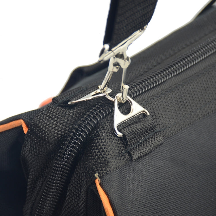 EZRE Multi-function Oxford Cloth Electrician Belt Pouch Maintenance Tools Handbag Shoulder Bag Convenient Tool Bag, Size : 17 inch