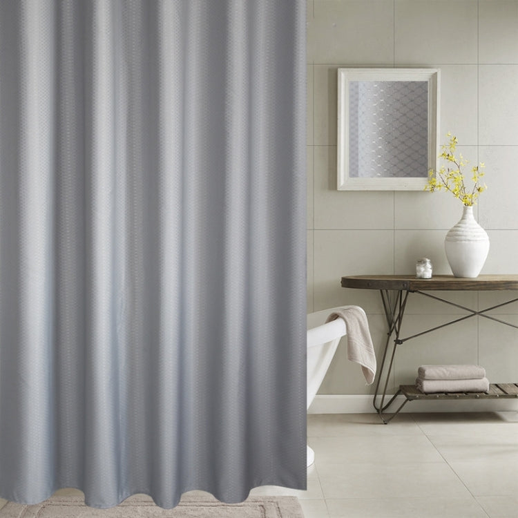 Thickening Waterproof And Mildew Curtain Honeycomb Texture Polyester Cloth Shower Curtain Bathroom Curtains,Size:180*180cm