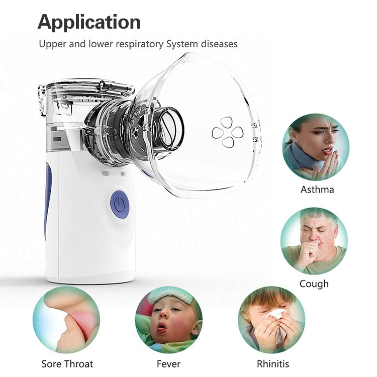 Portable Ultrasonic Nebulizer Mini Handheld Inhaler Respirator Health Care Home Machine Atomizer for Children