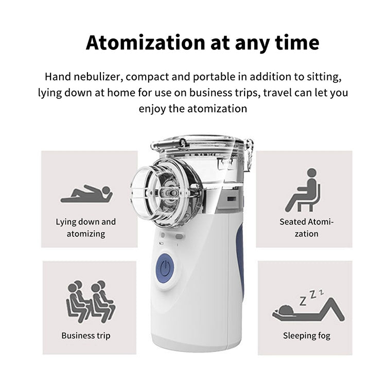 Portable Ultrasonic Nebulizer Mini Handheld Inhaler Respirator Health Care Home Machine Atomizer for Children