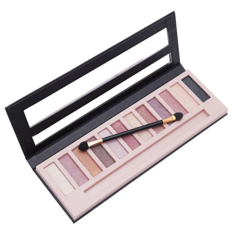 5673 Cosmetic 12 Colors Matte Earth Color Naked Eye Shadow Makeup Palette with Brush Set