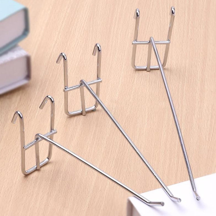 10pcs 3.5mm Supermarket Iron Grid Shelf Hook, Length: 5cm