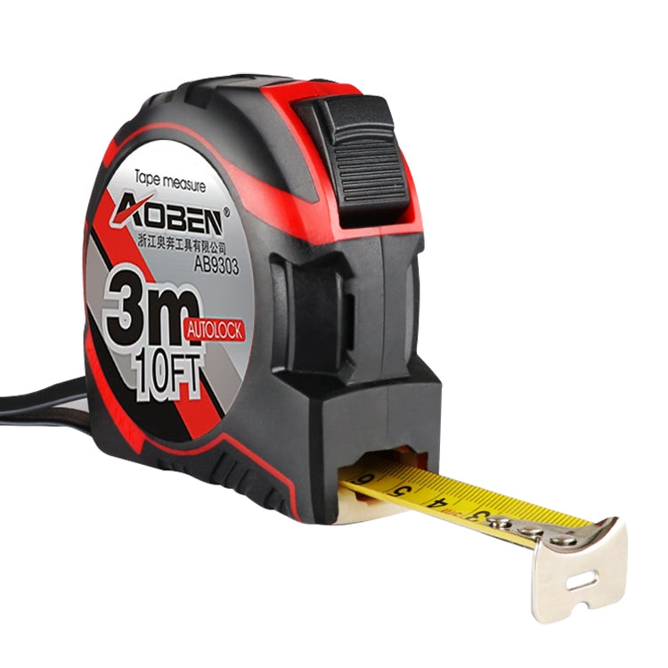Aoben Retractable Ruler Measuring Tape Portable Pull Ruler Mini Tape Measure, Length: 3m Width: 19mm
