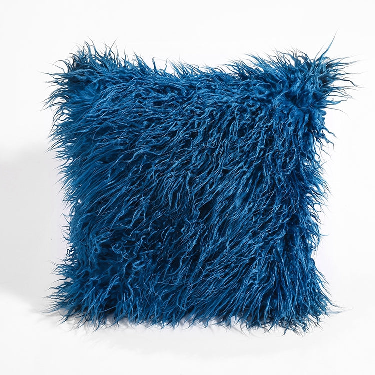 Velvet Long Plush Pillow Cover Popular Square Furry Cover Home Bed Room Decoration Pillowcase, Size: 45 x 45cm