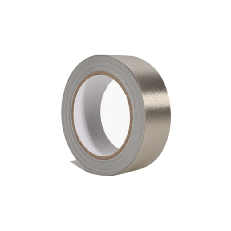 Plain Weave Double-sided Conductive Cloth Adhesive Cloth Single Sided Adhesive EMI Shielding Button Repairs, Size: 20m x 2.5cm