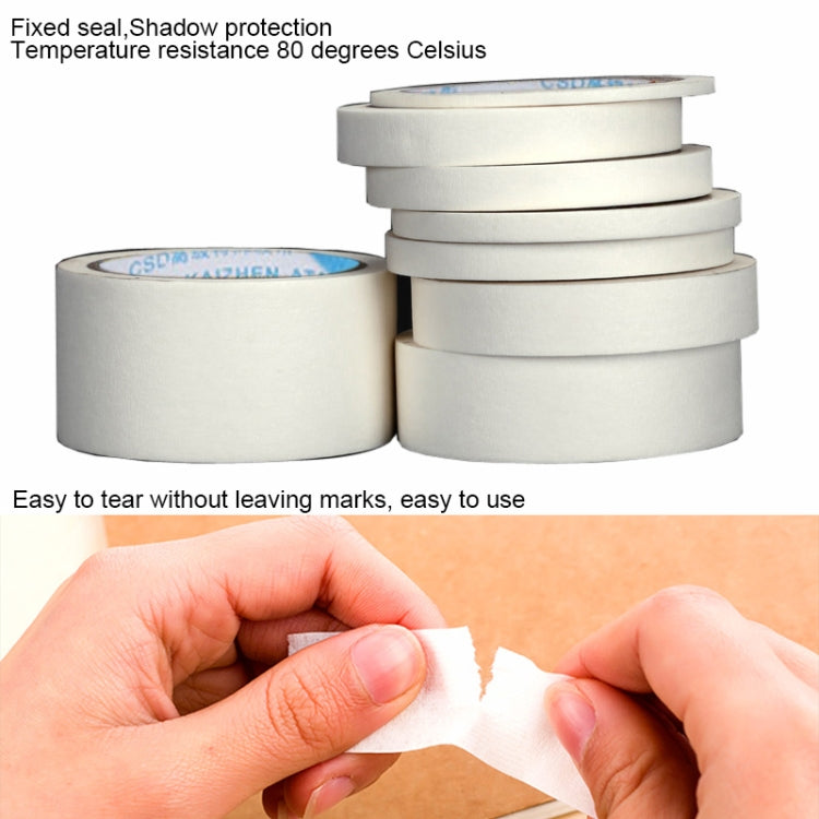 18 Volumes High Adhesion Decoration Spraying Masking office Writing Beautiful Paper Tape, Size: 50m x 15mm