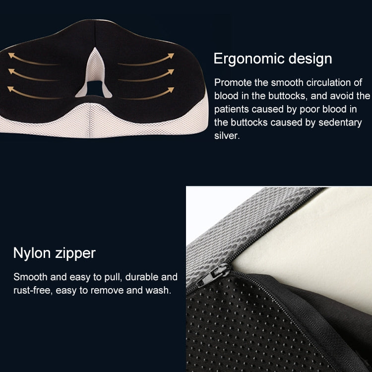 Office Chair Cushion Buttock Coccygeal Orthodontic Cushion, Size: 45x38x13cm