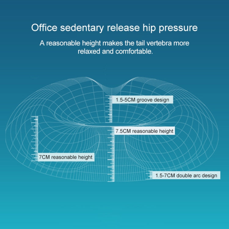 Office Thickening Mesh Hip Anti-Hemorrhoids Cushion, Size: 45x41x7cm