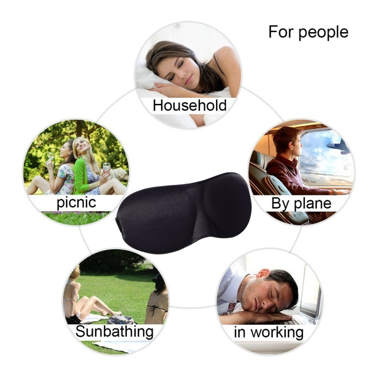 3D Portable Shading Sleep Rest Aid Cover Eye Patch Sleeping Mask Female Cute Eye Mask