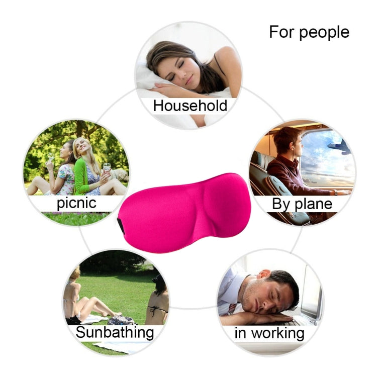 3D Portable Shading Sleep Rest Aid Cover Eye Patch Sleeping Mask Female Cute Eye Mask